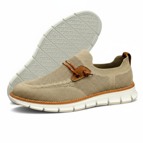Casual Wide Toe Comfort Shoes – Brown