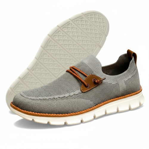 Casual Wide Toe Comfort Shoes – Grey