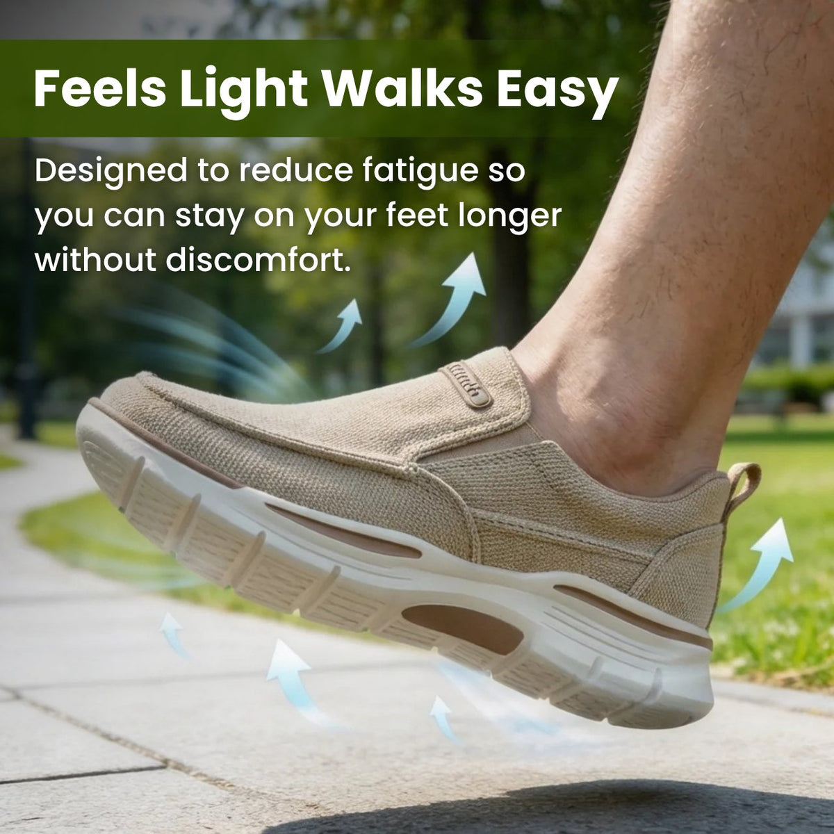 Comfy Cloud – Ergonomic & Supportive Slip-In Shoes