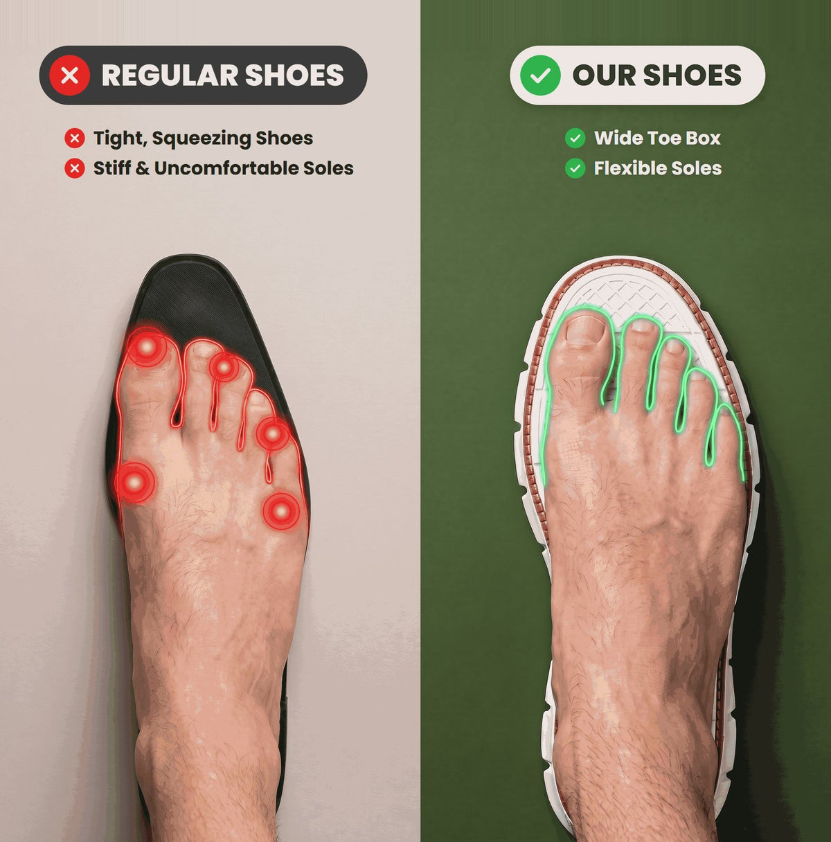Lady Comfy - Healthy and Supportive Walking Shoes