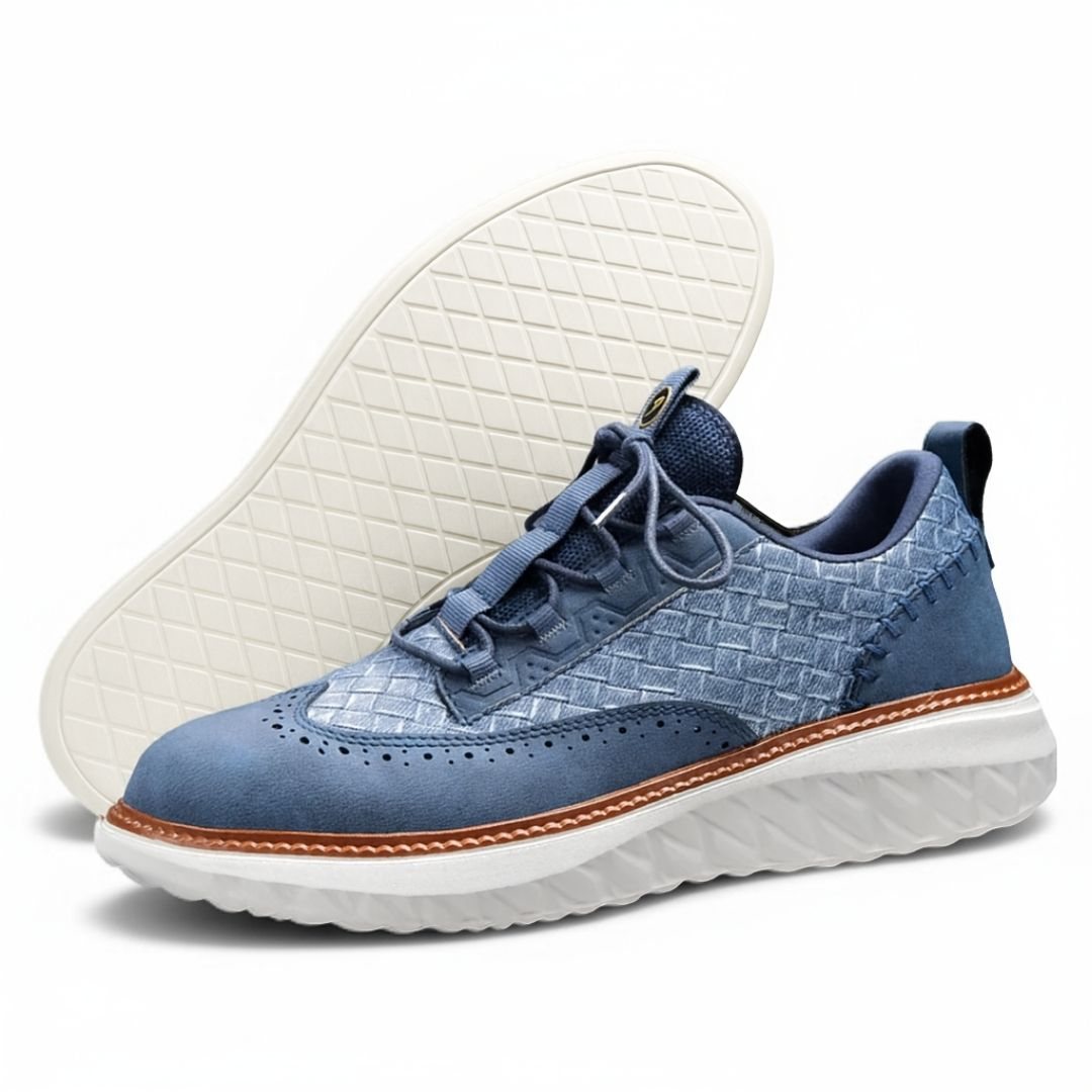 Oxford Pro - All-Day Comfort & Pain-Free Walking Shoes – Blue