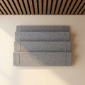 Hanging Felt Ceiling Panels 120 × 30 cm — Set of 4