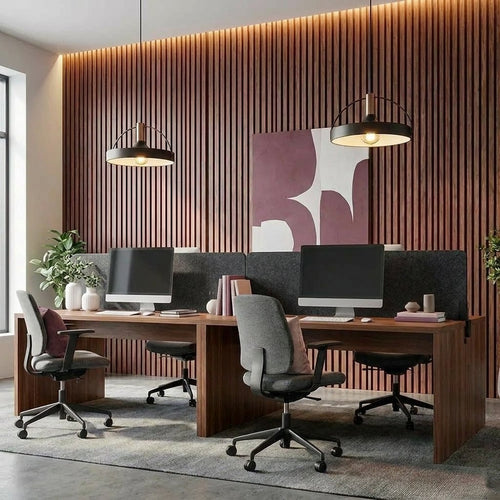 Felt Privacy Screen for Desks, with Clamps