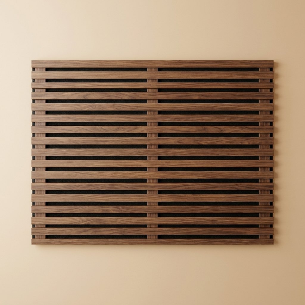 Wall-Hung Slat Headboard — 160 × 120 cm