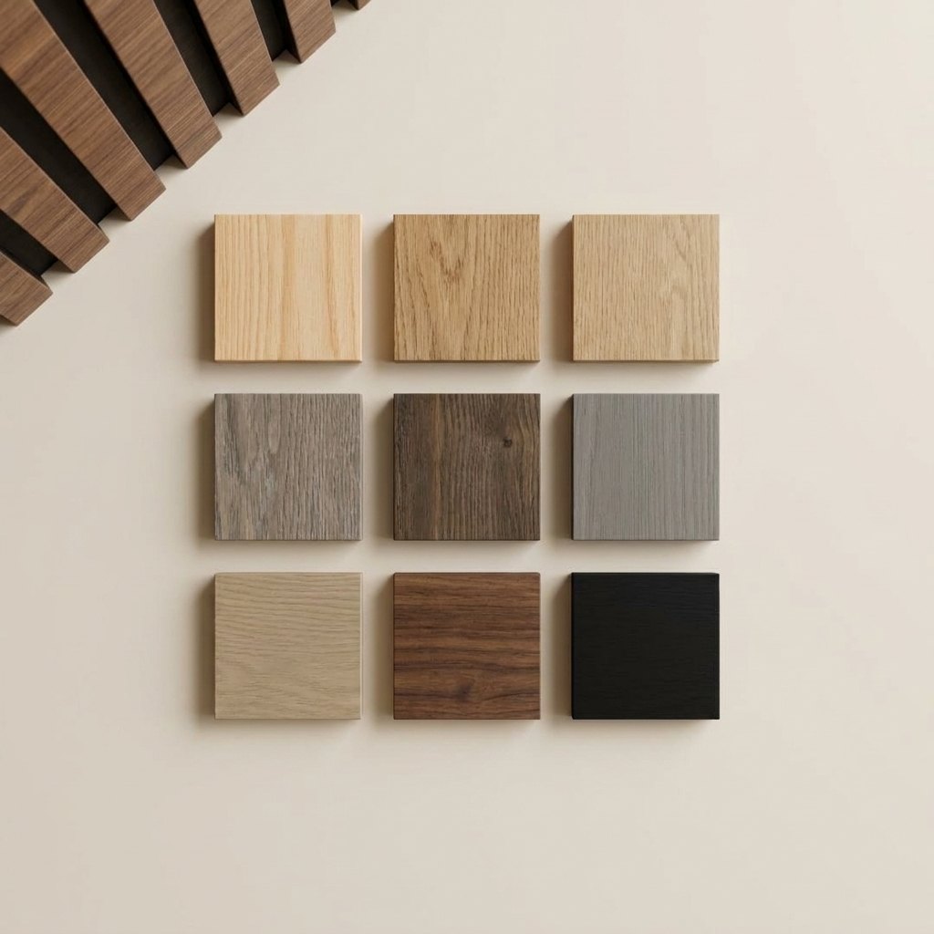 Slat Finish Sample Set — 9 Tones