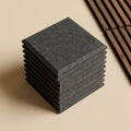 Bevelled Square Felt Panels 30 × 30 cm — Set of 12